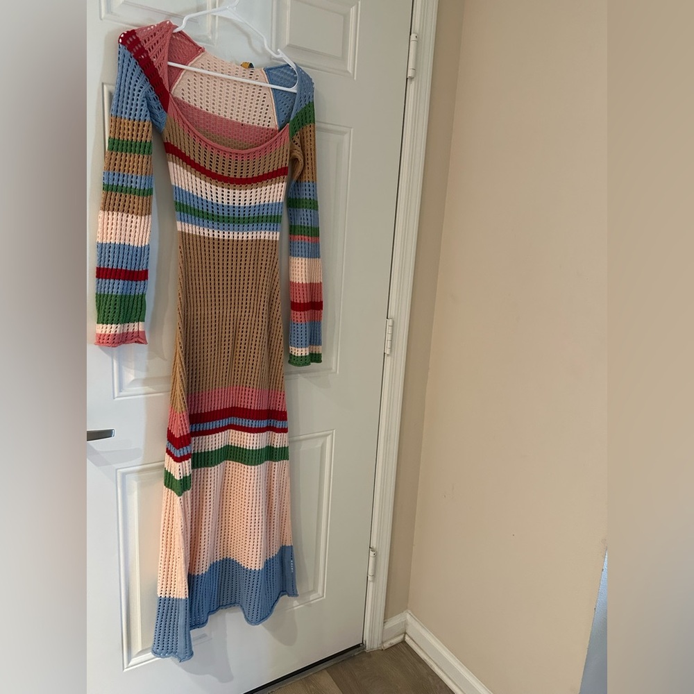 VRG GRL maxi crochet dress